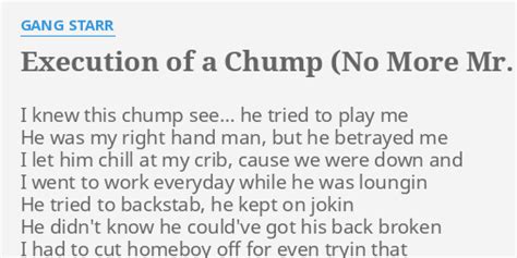 chump lyrics|More.